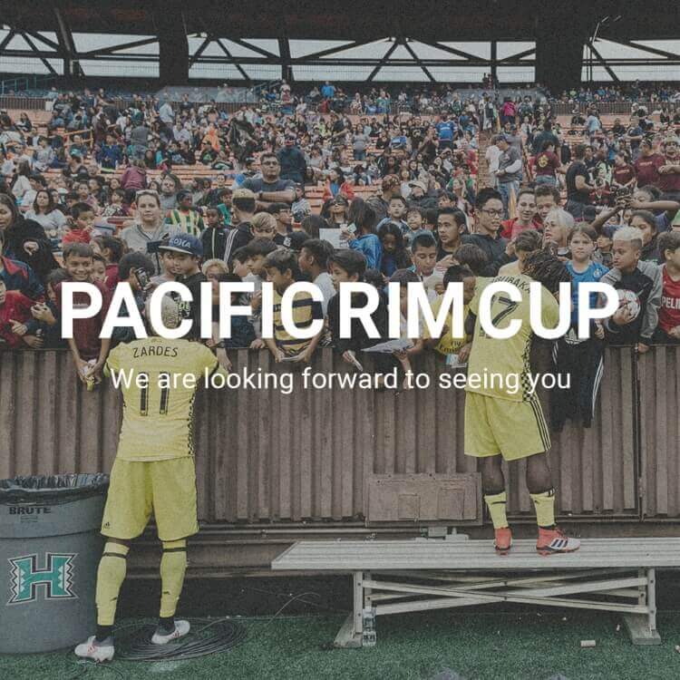 PACIFIC RIM CUP We are looking forward to seeing you
